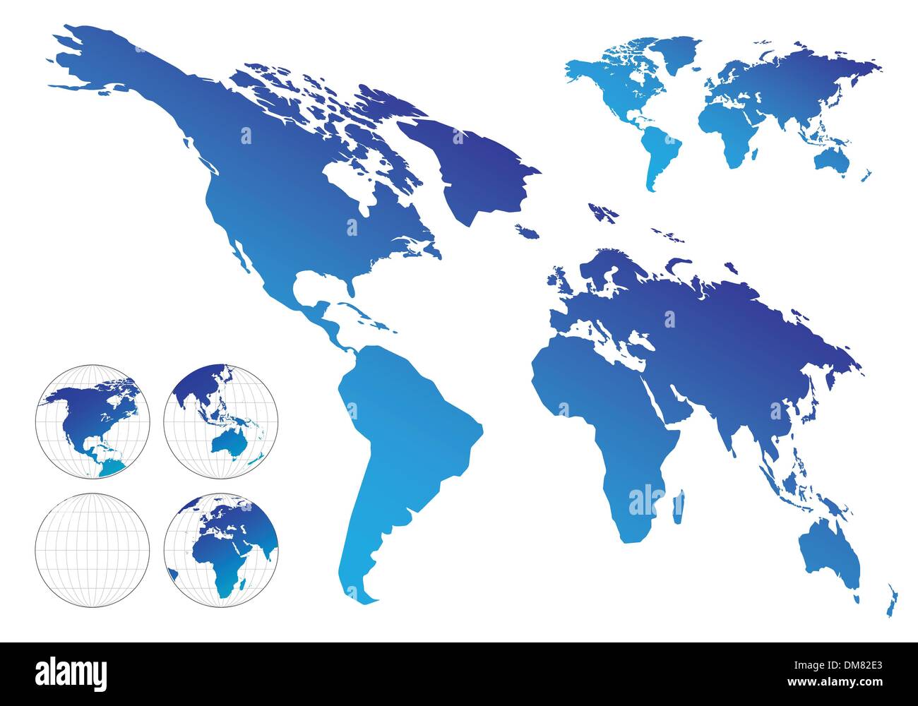 Atlantic cable map Stock Vector Images - Alamy
