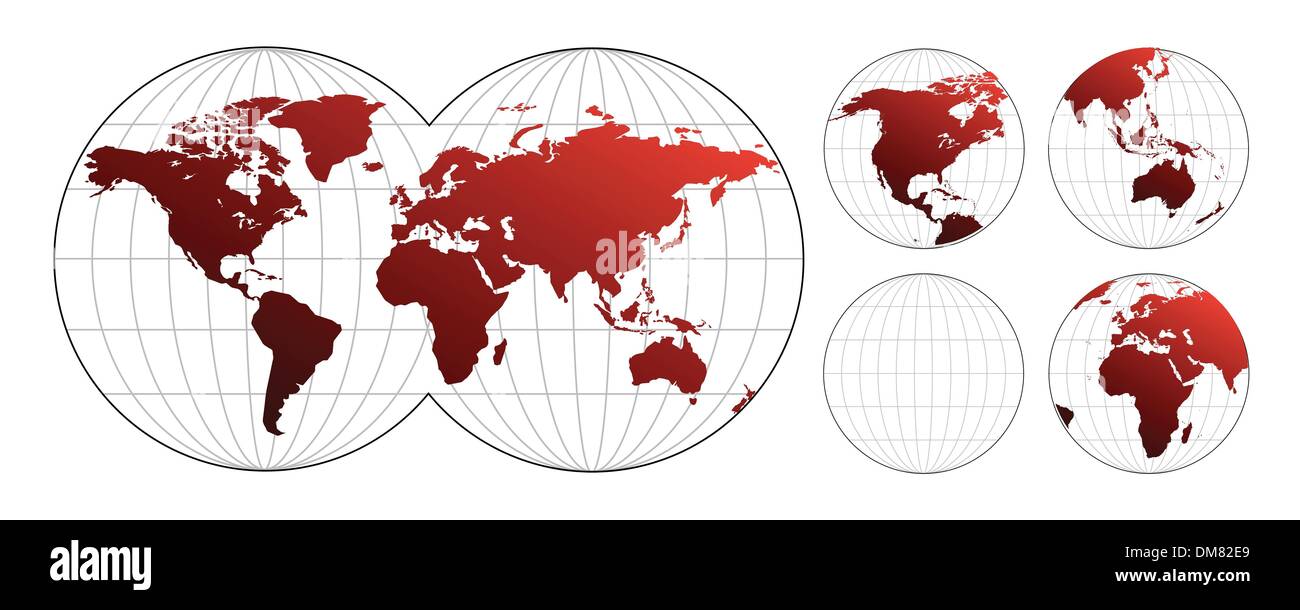 Atlantic cable map Stock Vector Images - Alamy
