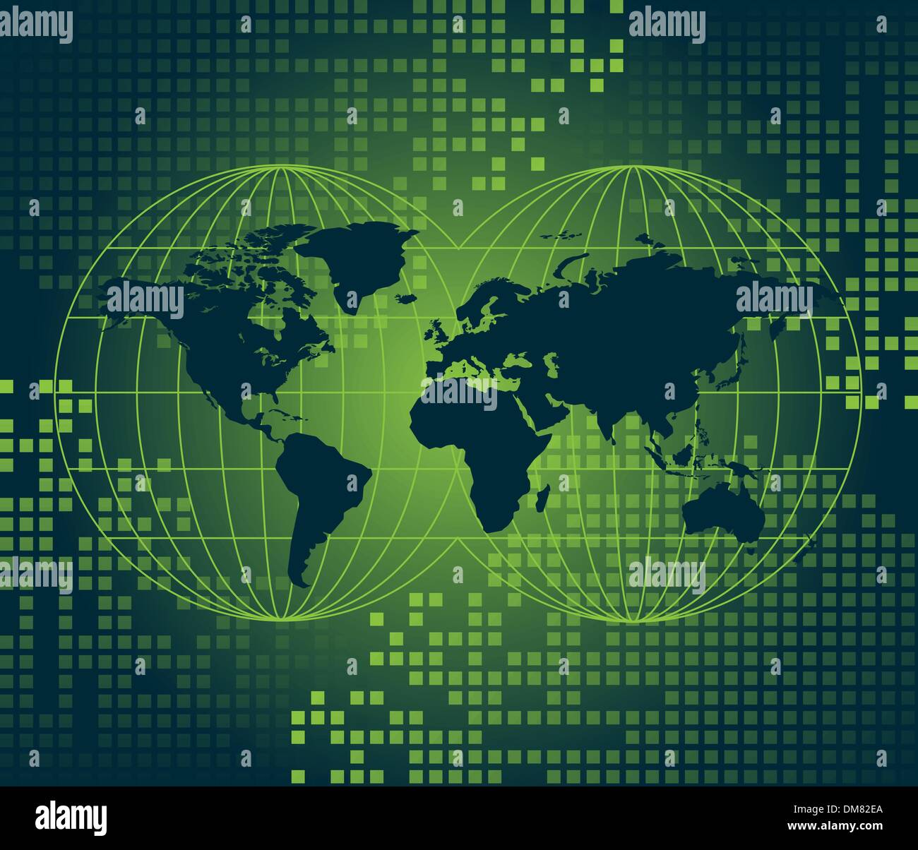 Atlantic cable map Stock Vector Images - Alamy