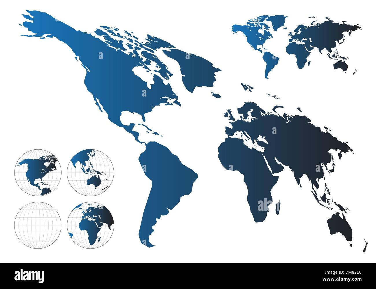 Atlantic cable map Stock Vector Images - Alamy