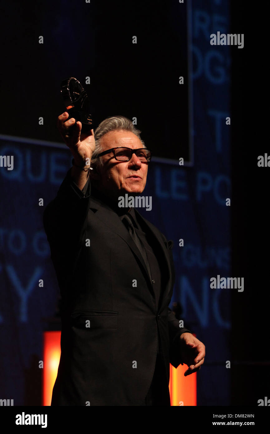 Harvey Keitel delivers a speech during opening ceremony of 38th