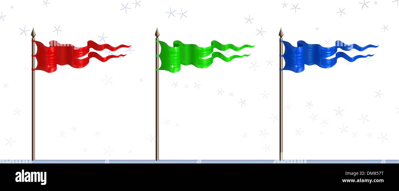 Flag reflecting in water Stock Vector Images Alamy