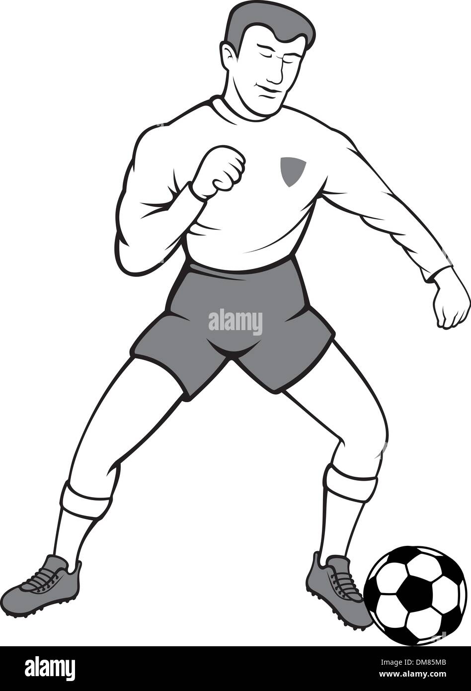 Soccer ball player Stock Vector Image & Art Alamy