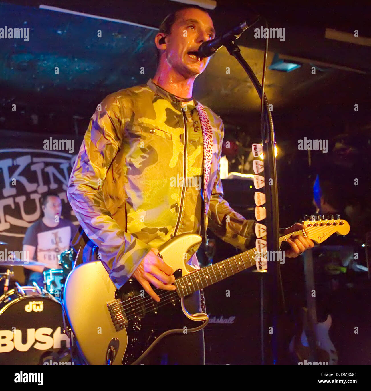 Gavin Rossdale Bush performing their first of only three U.K dates at ...