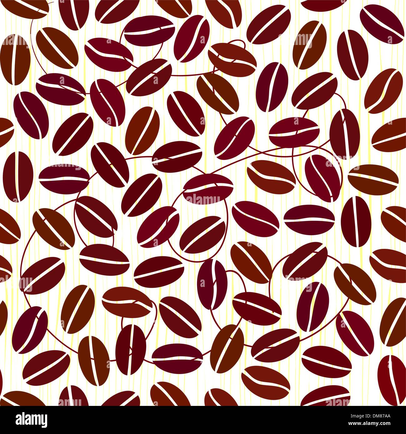 coffee seamless vector pattern Stock Vector