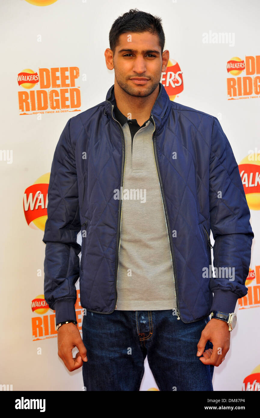 Amir Khan Walker's deep ridged crisps - Britain's tallest climbing wall ...