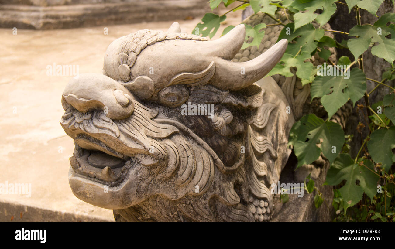Carved dragon head Hoi An Vietnam South East Asia Stock Photo Alamy