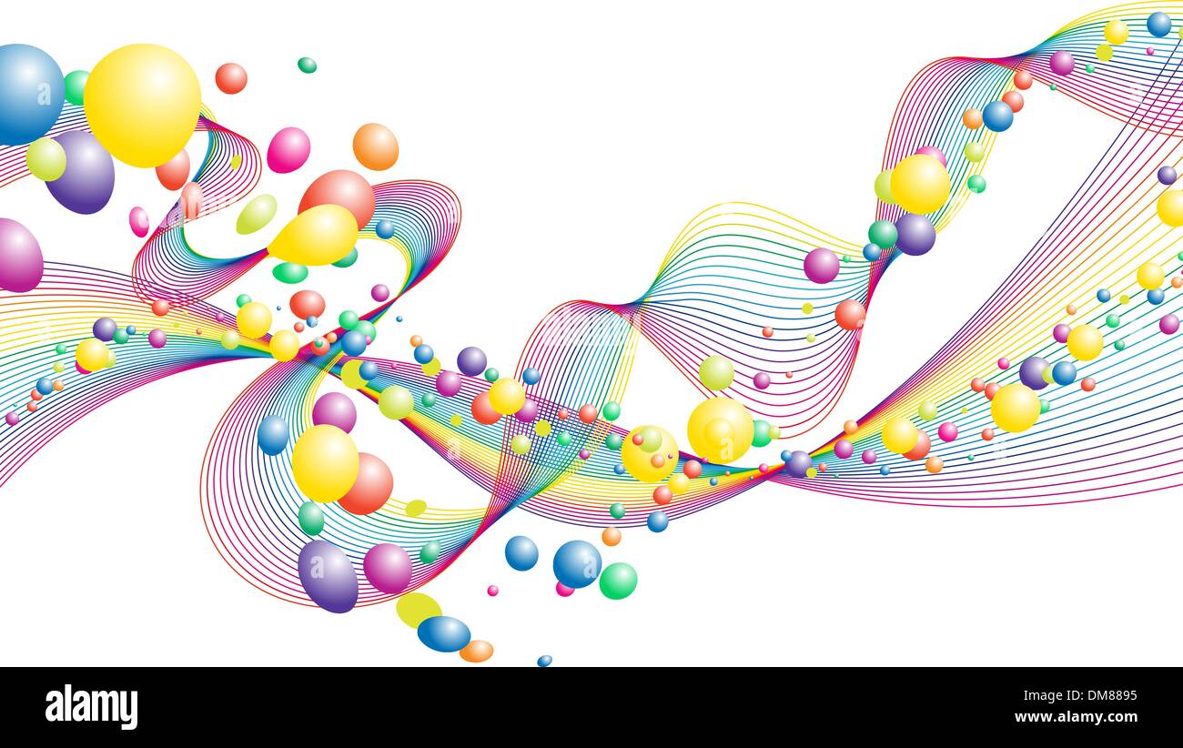 colourful lines Stock Vector