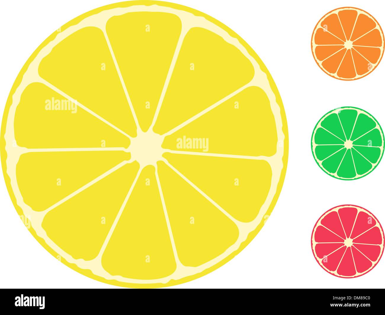 Fruit studio citrus Stock Vector Images - Alamy