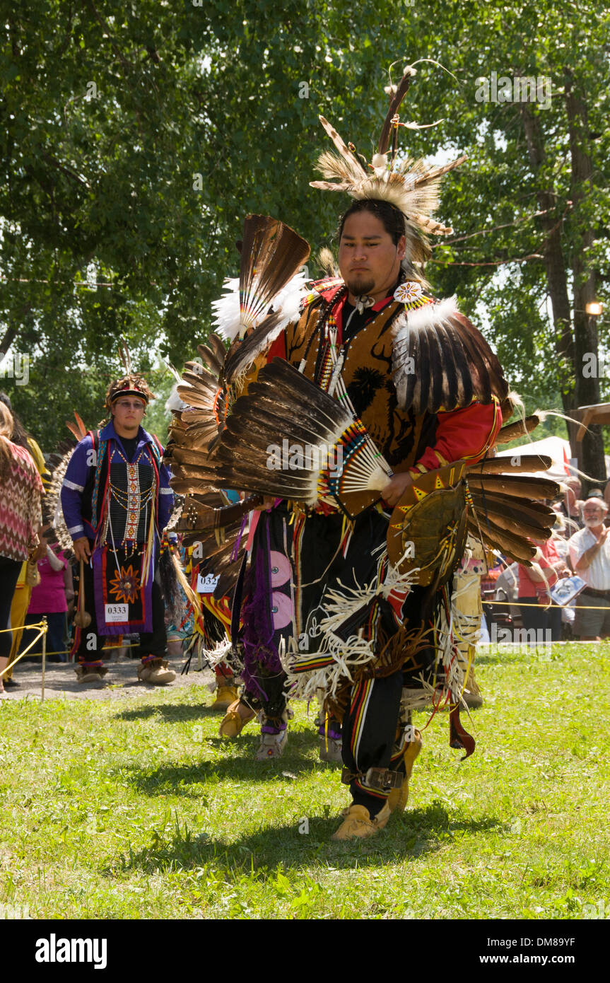Pow Wow Kahnawake Quebec Canada Stock Photo Alamy