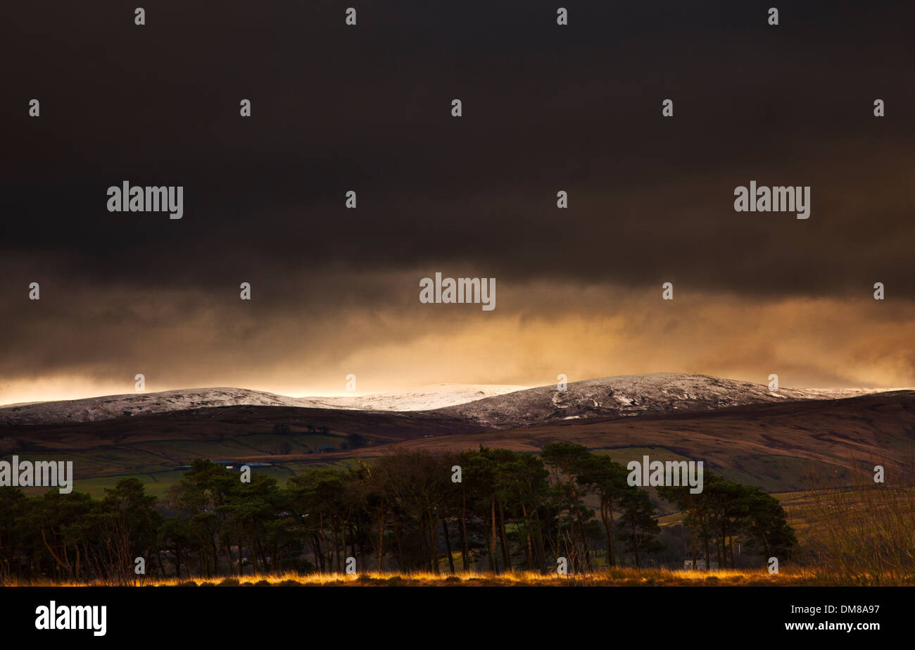 Storm over the Howgill Fells Stock Photo