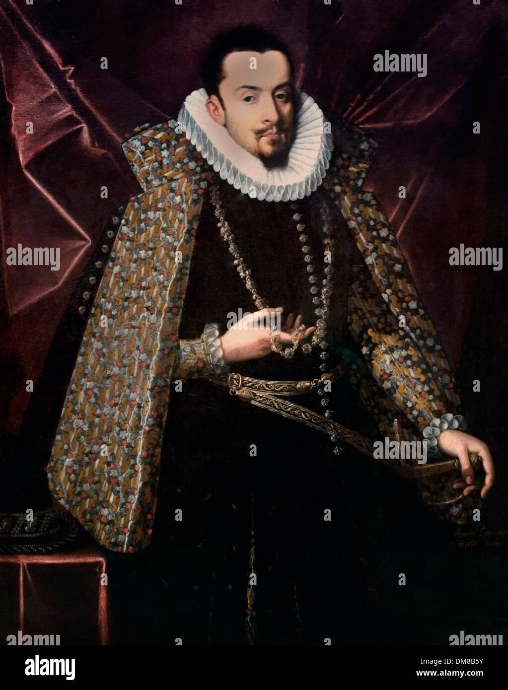 Archduke Albert VII of Austria by Juan Pantoja de La Cruz 1553-1608 Spain Spanish Stock Photo
