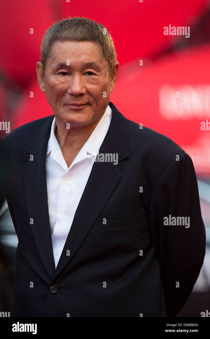Director Takeshi Kita 69th Venice Film Festival - 'Outrage Beyond' - Premiere Venice Italy - 04.09.12 Stock Photo