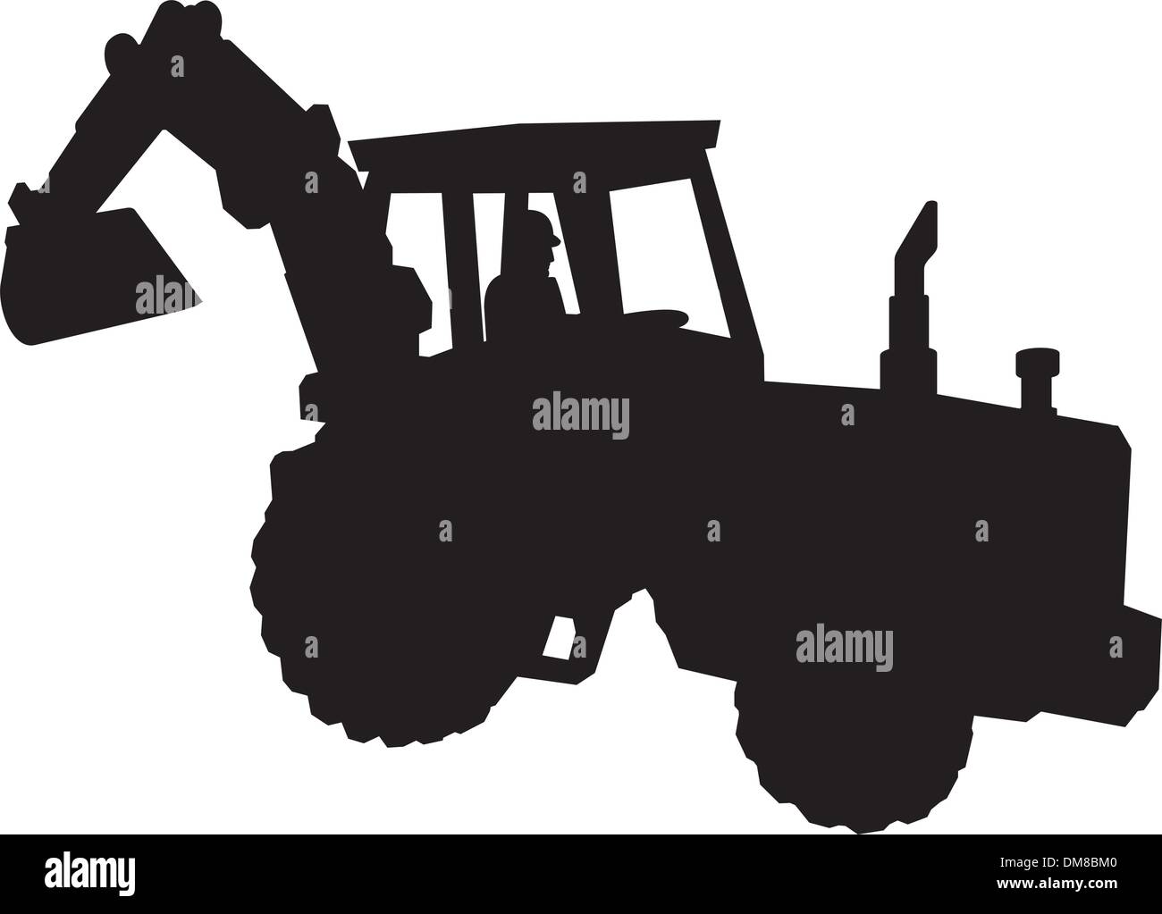 Earthmover bulldozer Stock Vector Images - Alamy