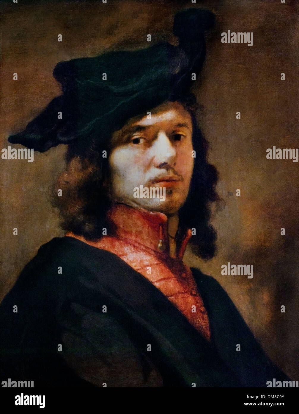 Self portrait Carel Fabritius (1622–1654) Dutch Netherlands Stock Photo ...