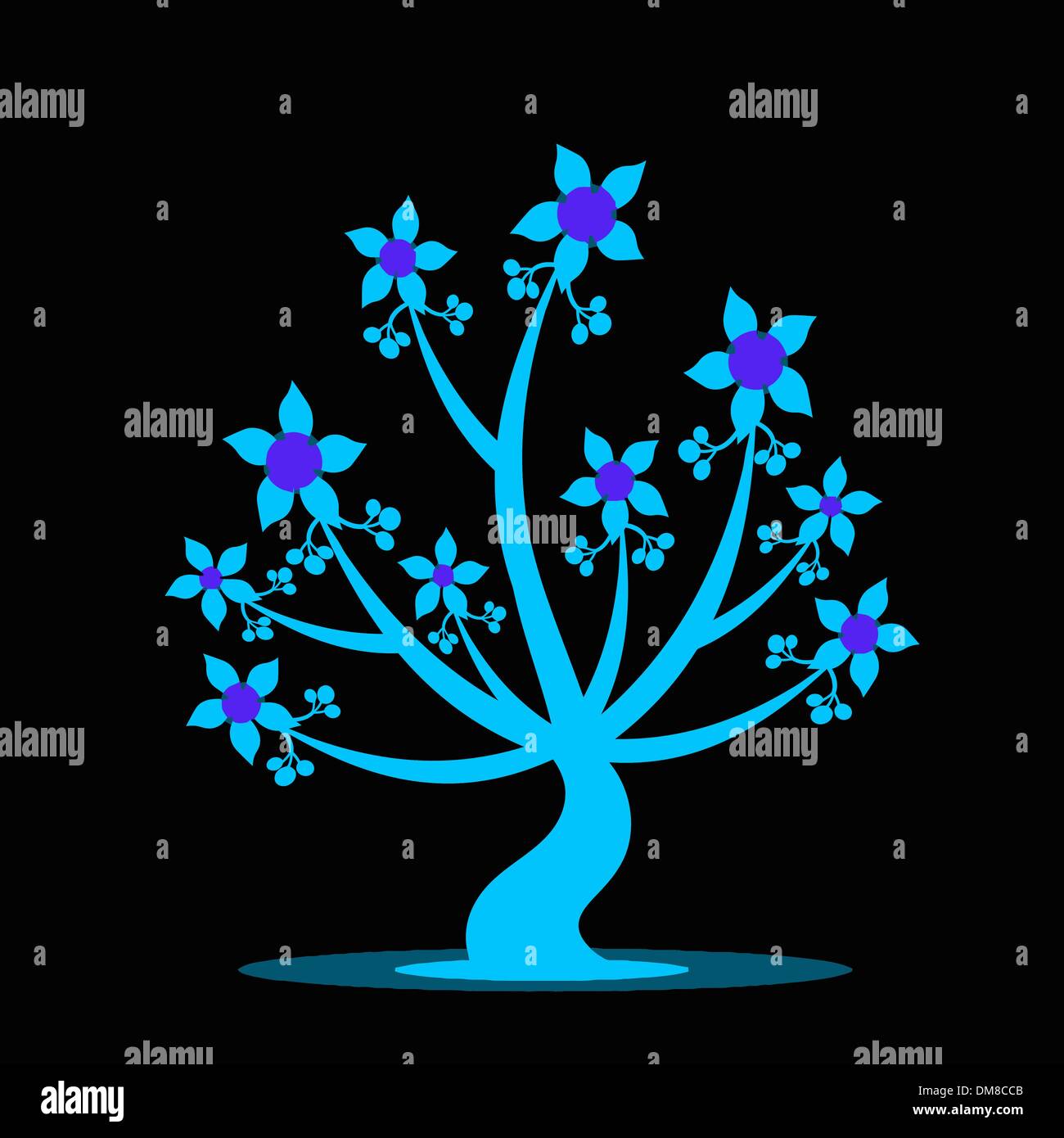 Beautiful tree bark background texture Stock Vector Images - Alamy