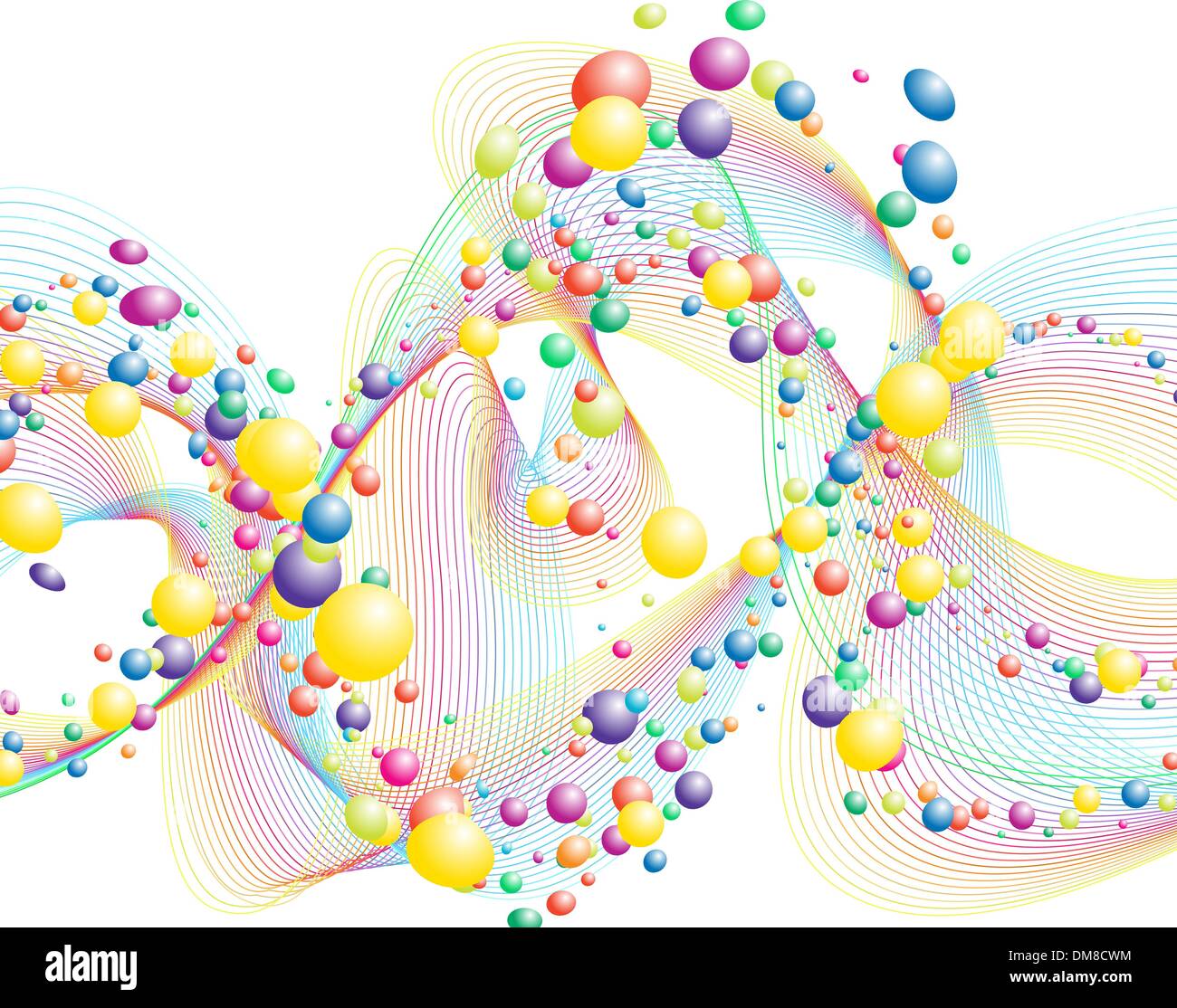 colourful lines Stock Vector