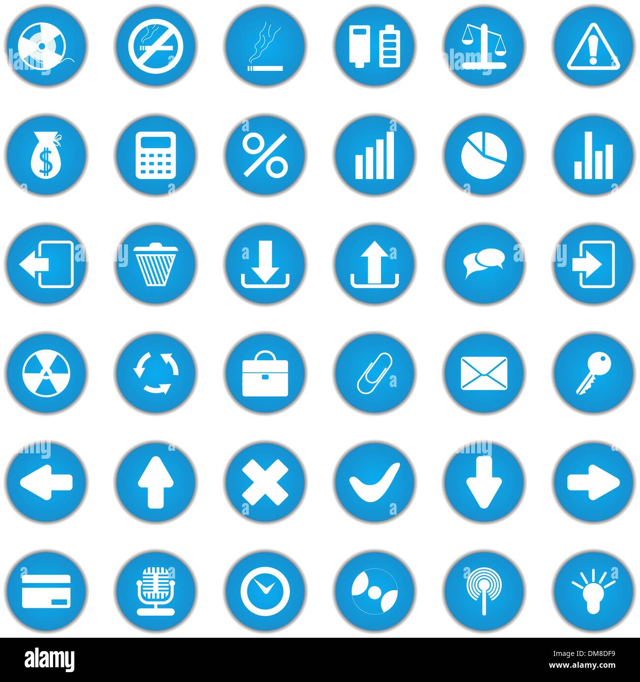 general icon set Stock Vector