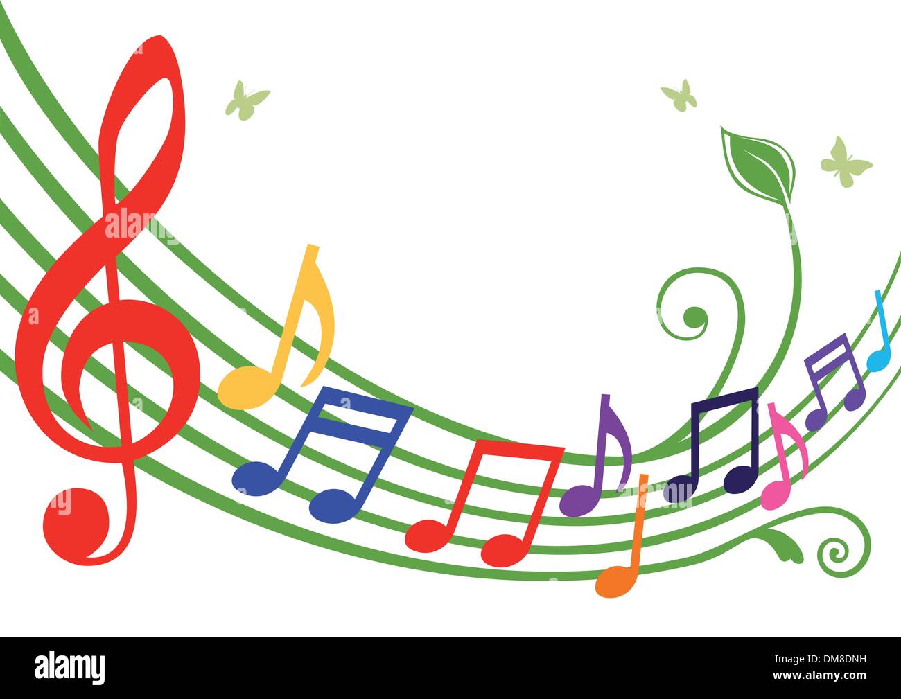 colorful music notes images