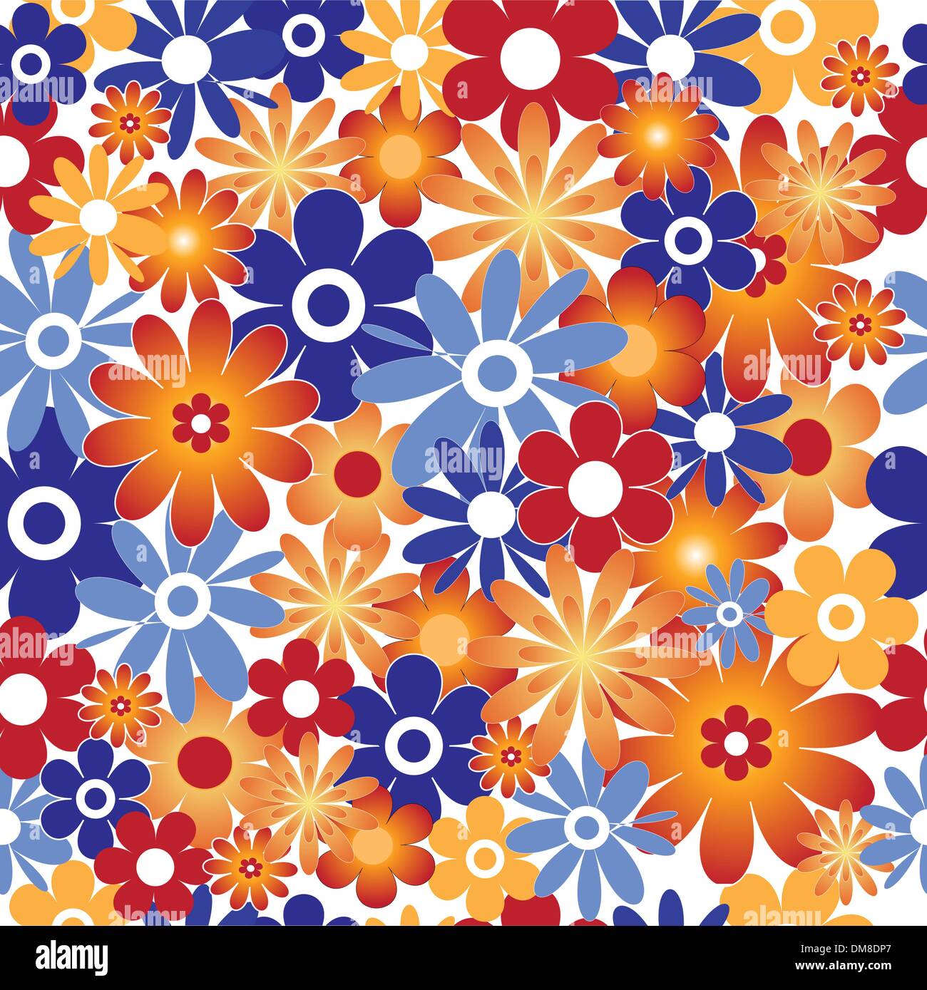Flowers background. Seamless Stock Vector Image & Art - Alamy