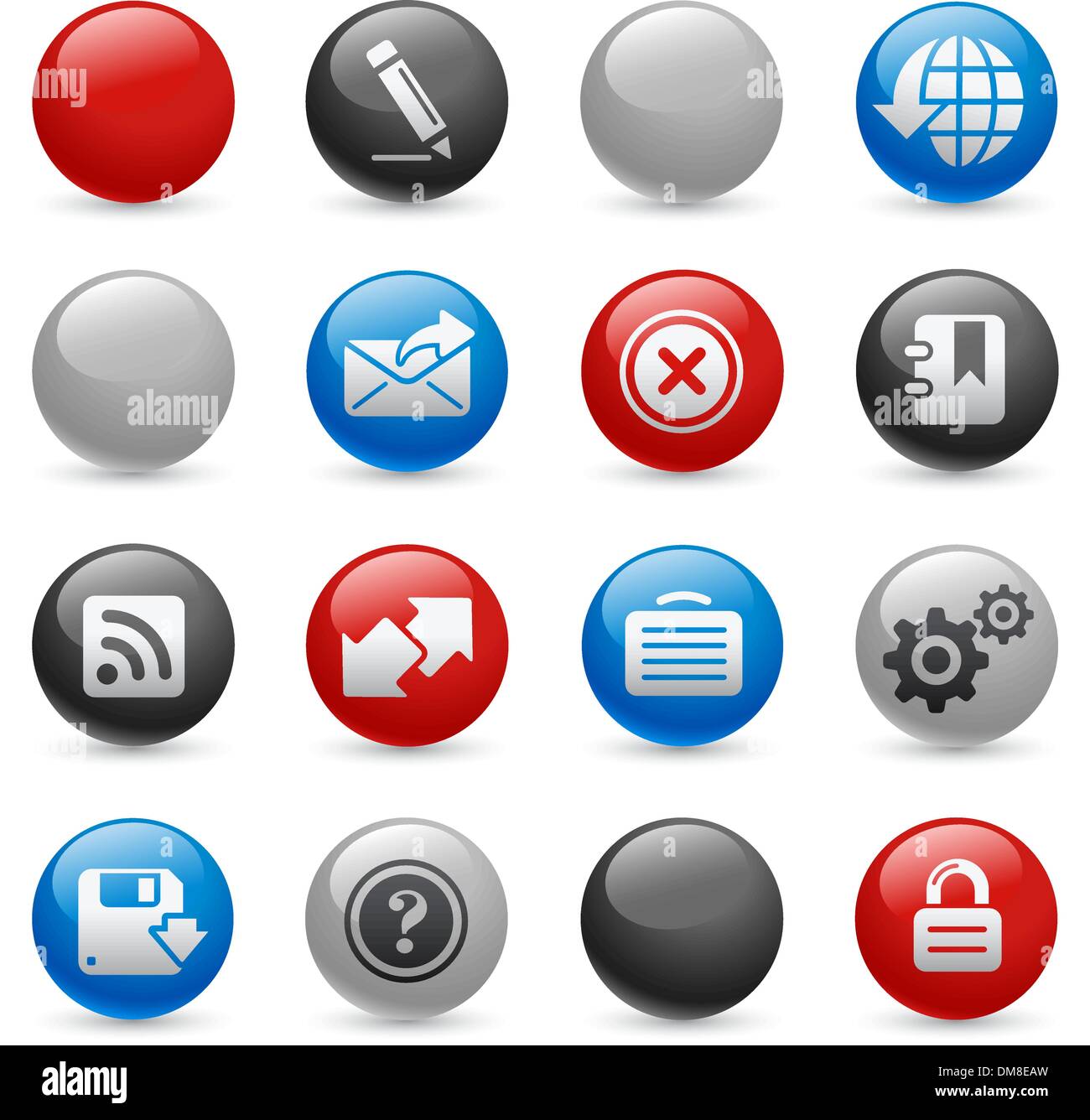 Web Site & Internet plus // Gel Pro Series Stock Vector