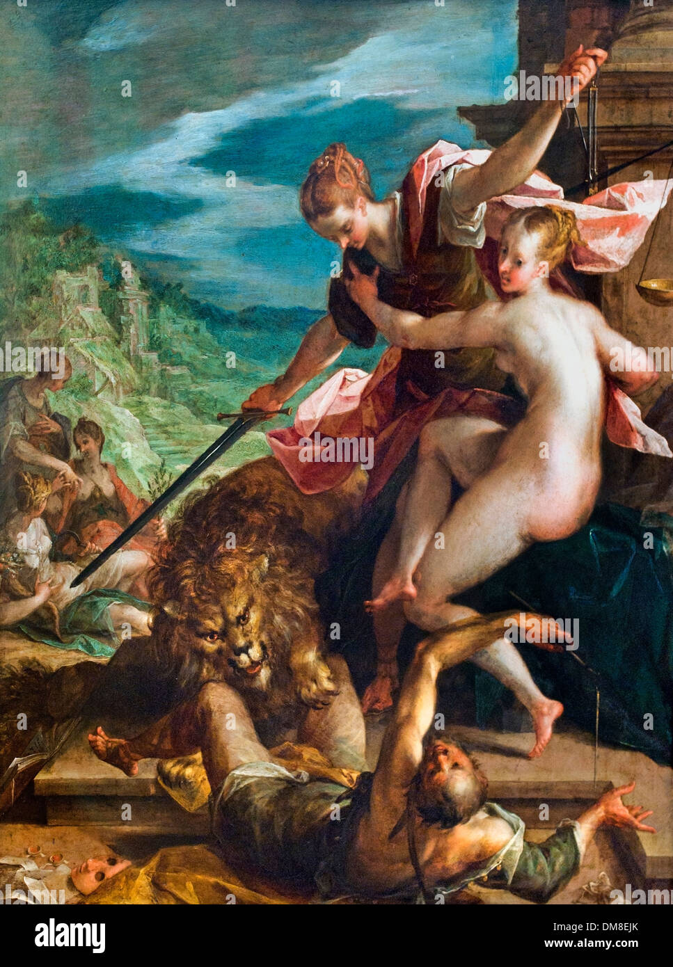The Triumph of Truth - Allegory 1598  Hans von Aachen (1552–1615) German Germany Stock Photo