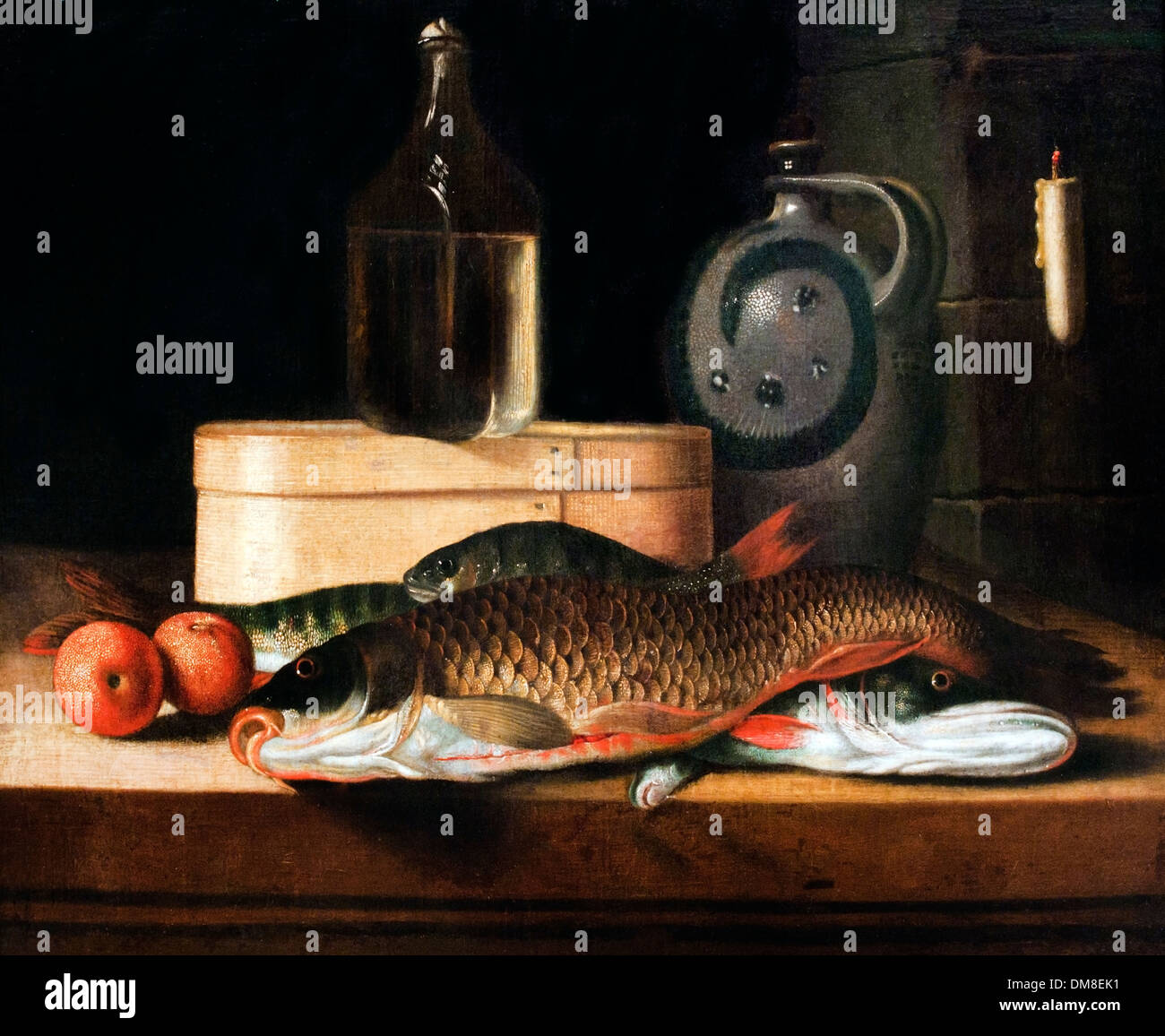 Still Life with Fish  Sebastian Stosskopf  1597 – 1657 German Germany Stock Photo