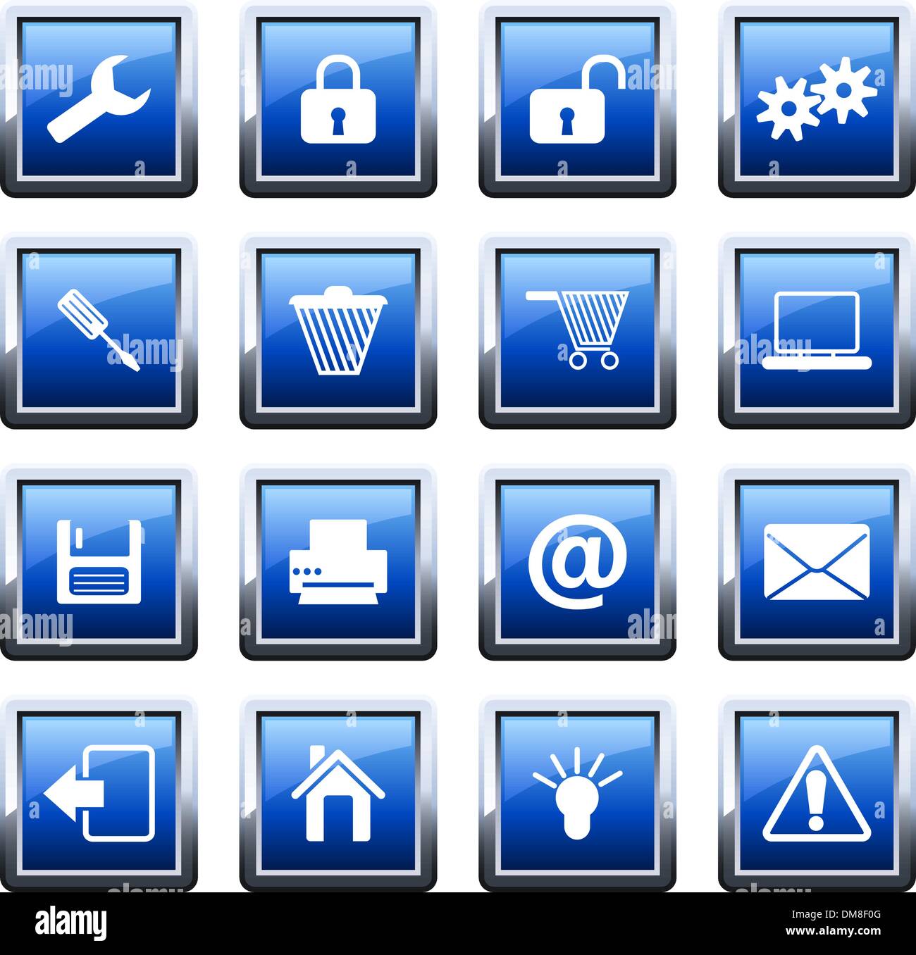 icon set Stock Vector