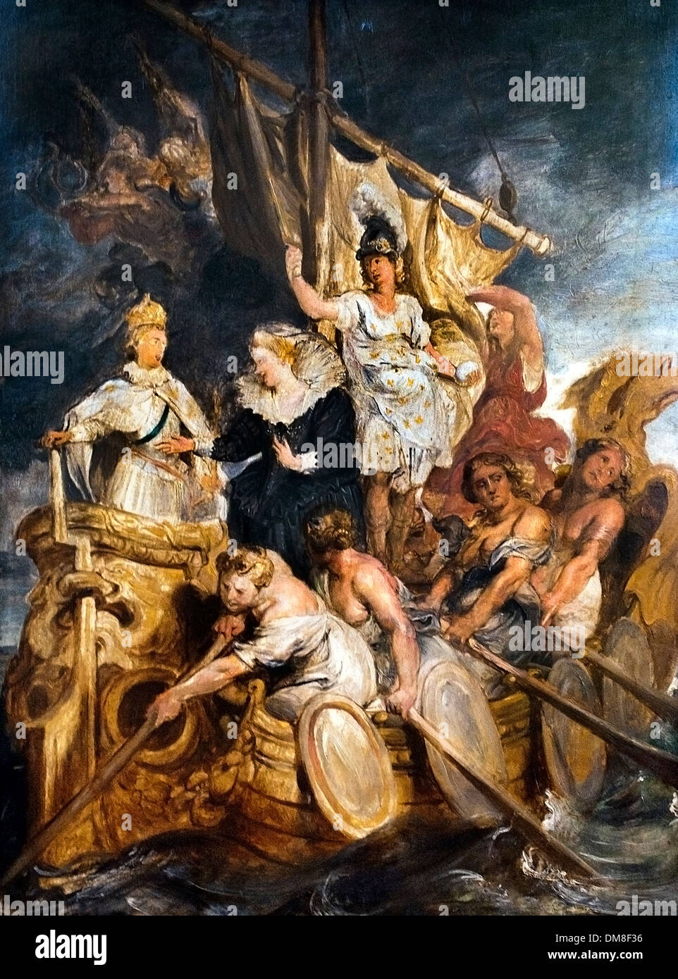 The Majority of Louis XIII OIL SKETCH FOR THE MEDICI CYCLE 1621 Peter Paul Rubens (1577–1640) Flemish Belgian Belgium