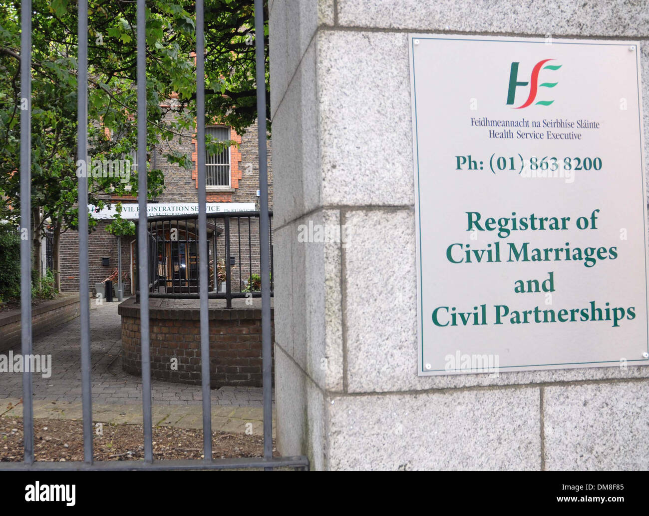 The Civil Registration Offices at Sir Patrick Duns Hospital in Dublin Where Brian McFadden and
