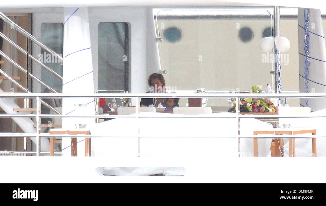 Beyonce and husband Jay-Z with their seven-month-old daughter Blue Ivy ...