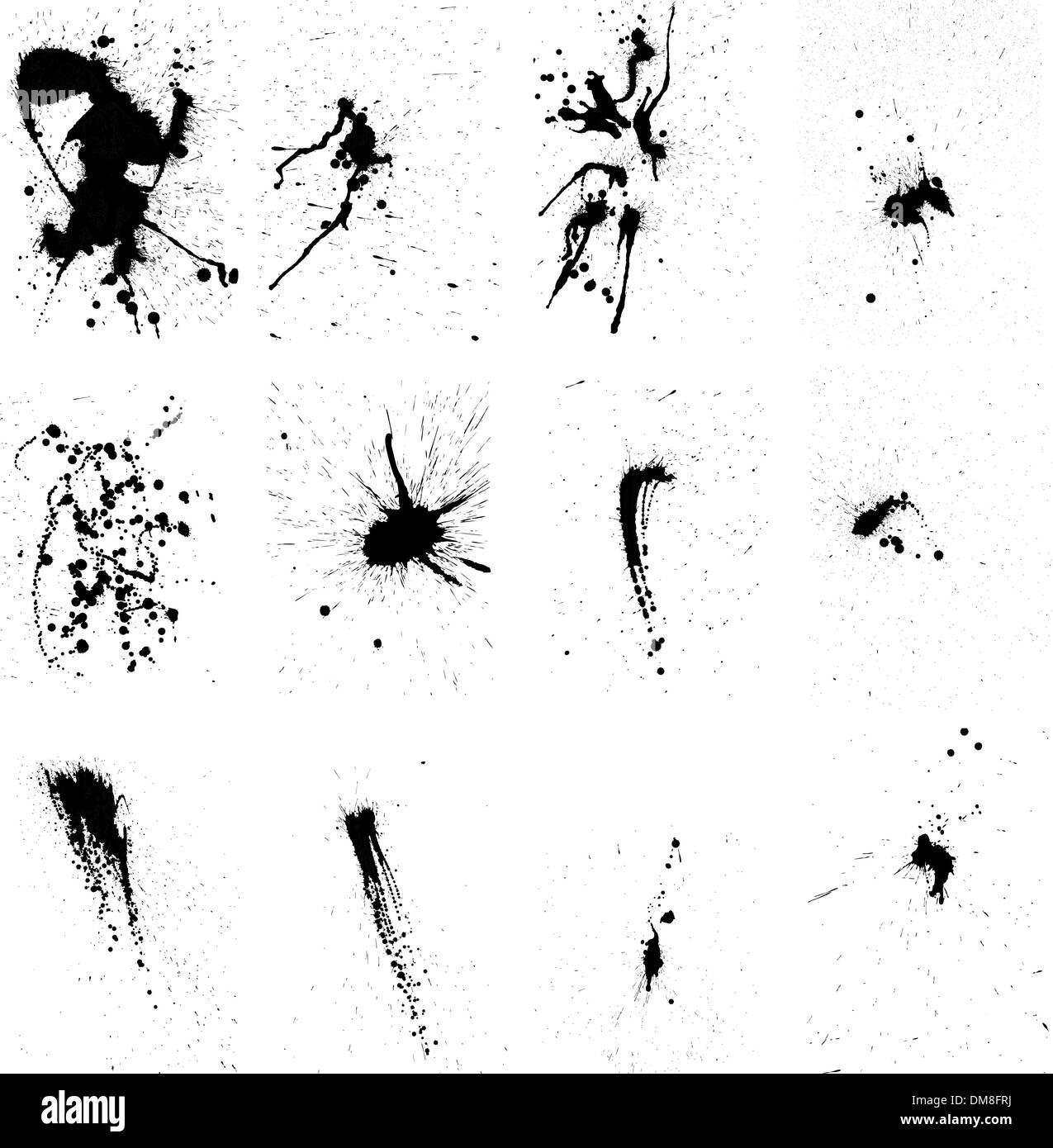 grunge vector background set Stock Vector Image & Art - Alamy