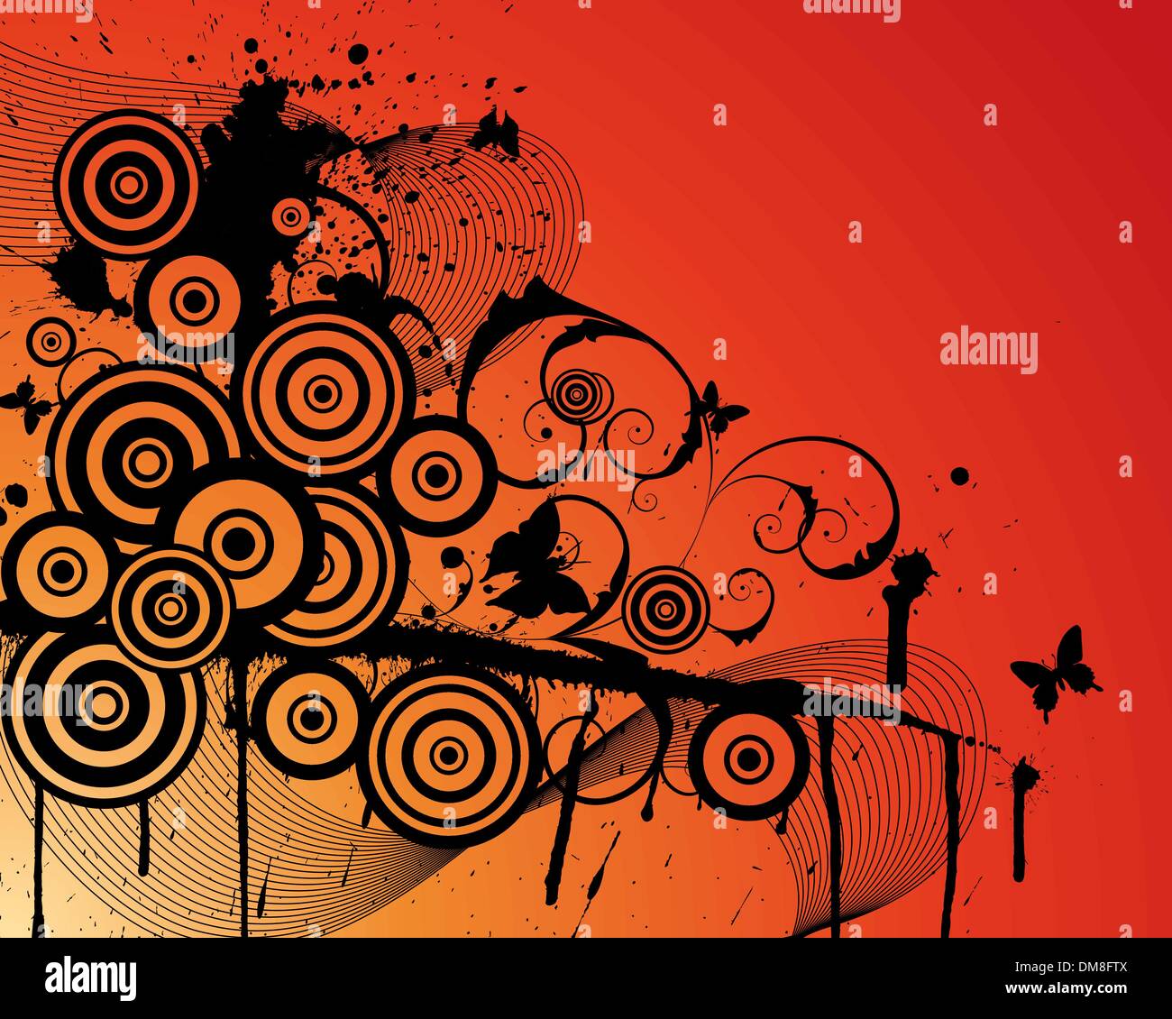 grunge vector background Stock Vector
