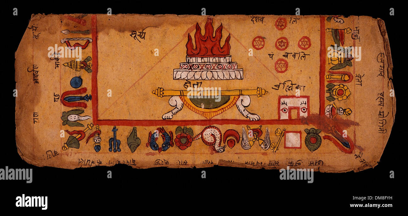This image displays a series of ritual objects across various cultures ...
