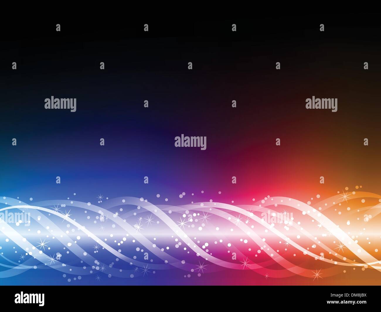Colorful Glowing Lines Background. Stock Vector
