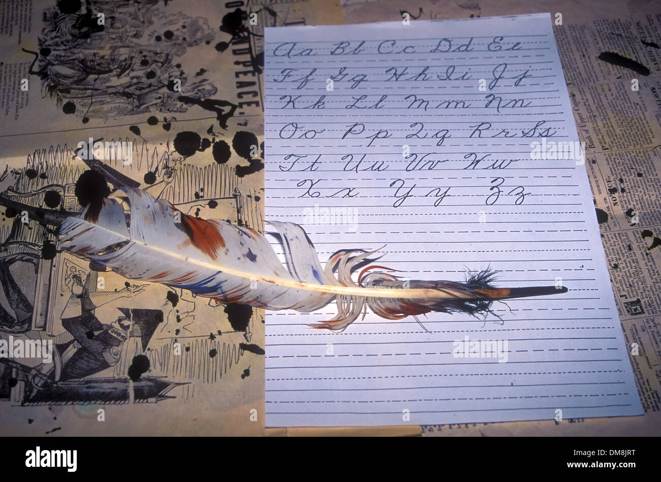 Write with quill hires stock photography and images Alamy