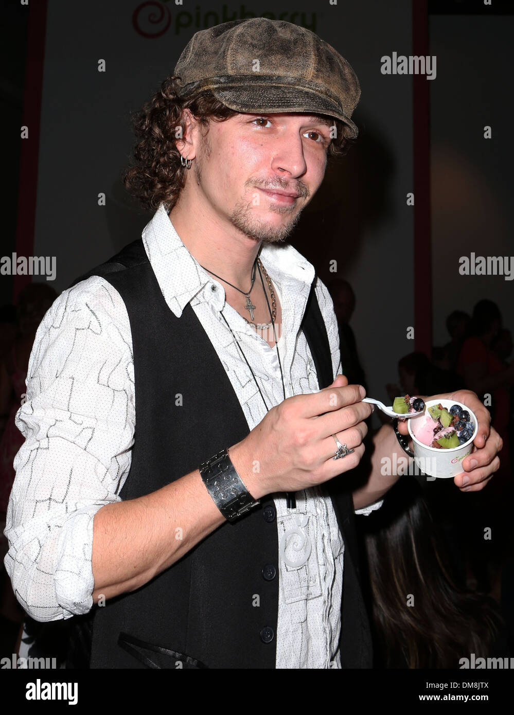 Michael Grimm Pinkberry Las Vegas grand opening celebration at Mandarin