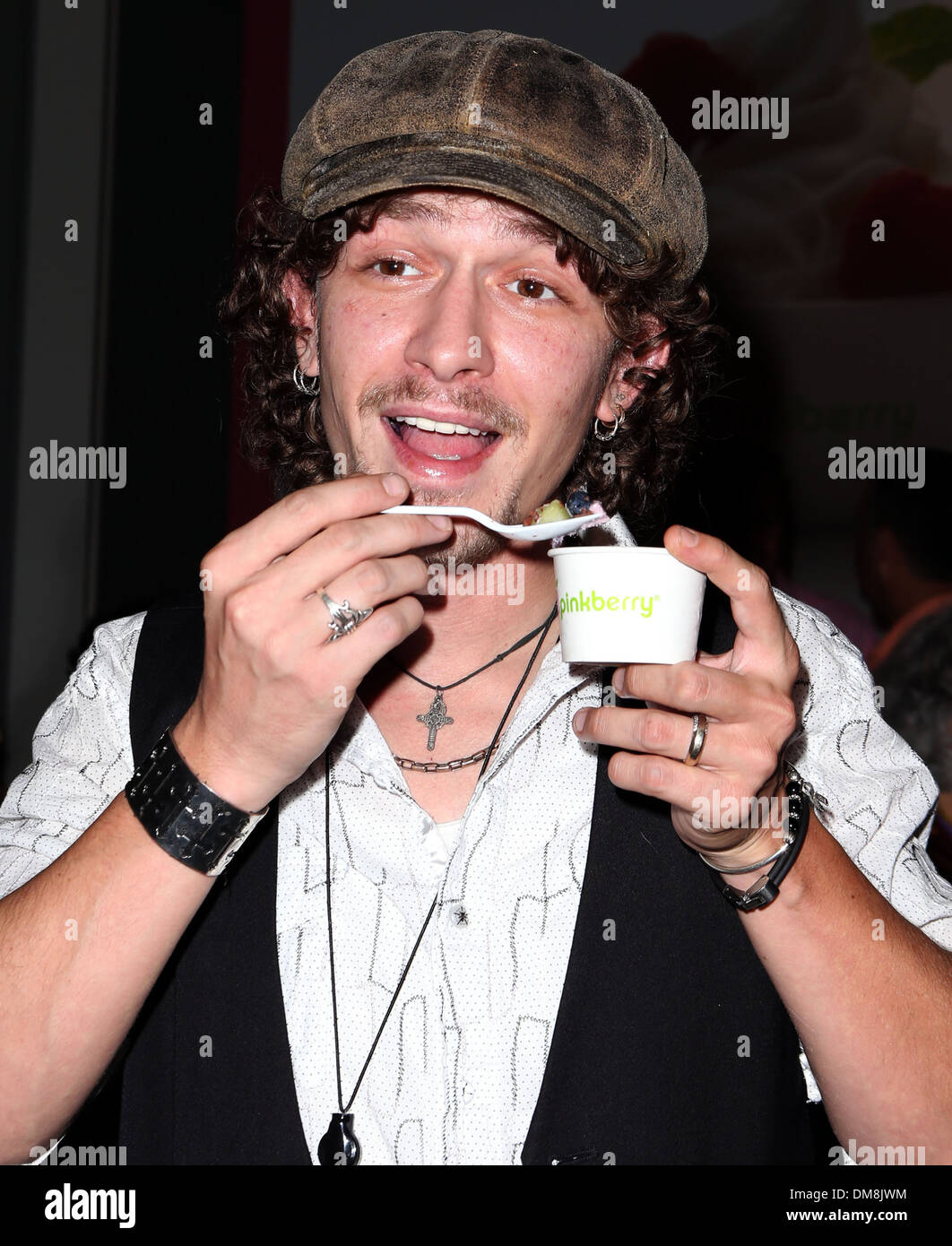 Michael Grimm Pinkberry Las Vegas grand opening celebration at Mandarin