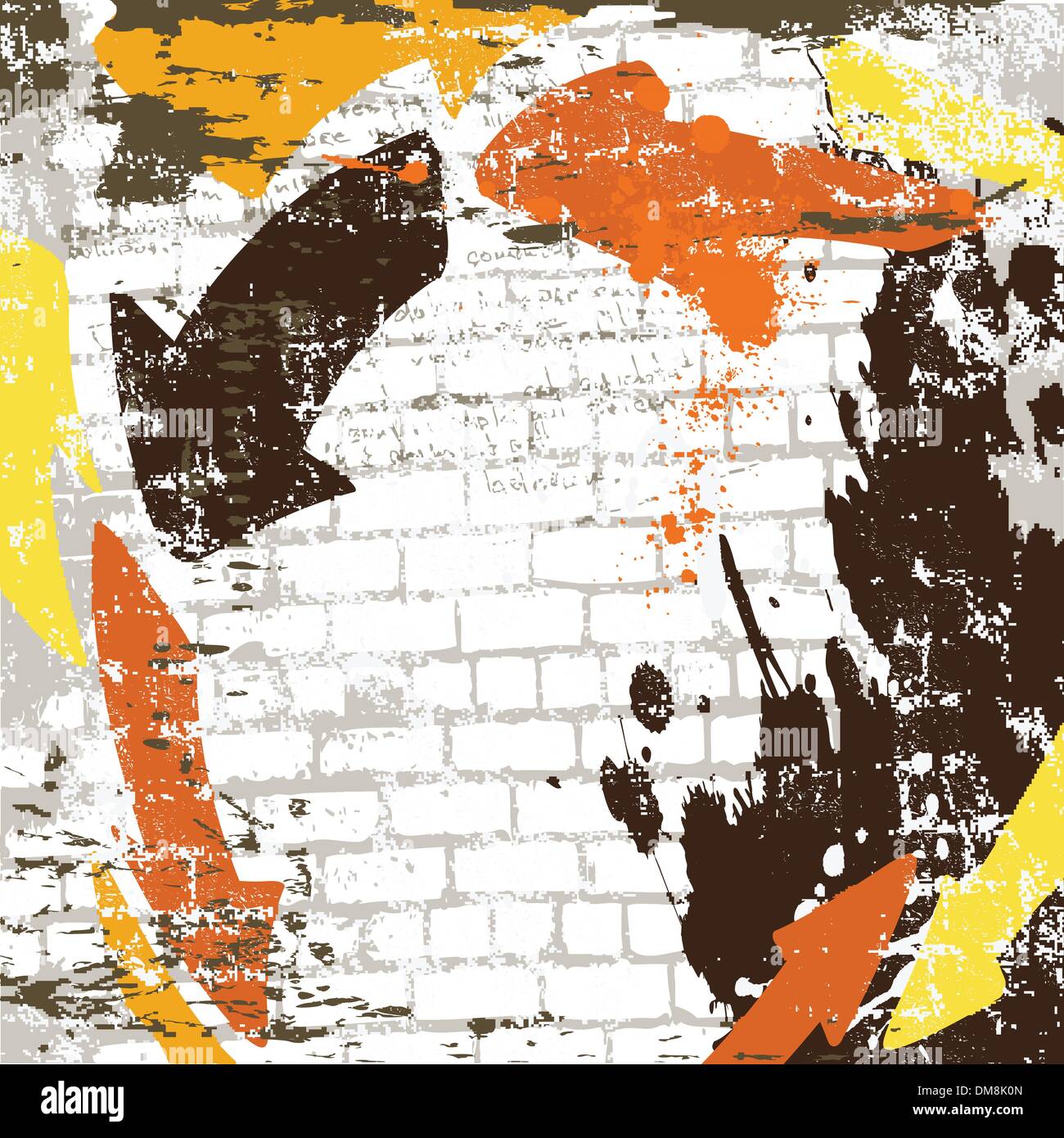 the vector abstract grunge wall background Stock Vector Image & Art - Alamy
