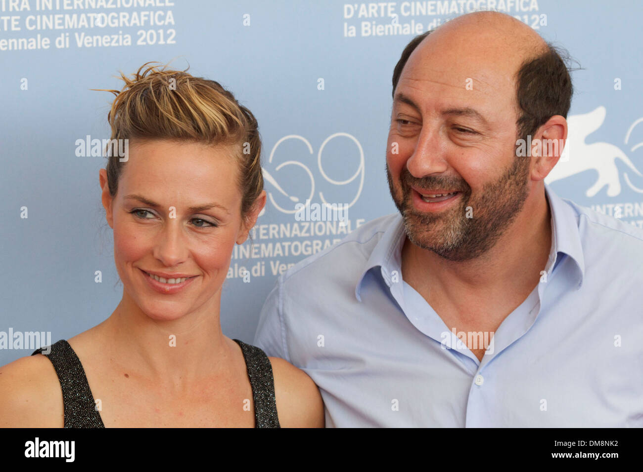 Cecile De France and Kad Merad 69th Venice Film Festival - 'Superstar' - Photocall Venice Italy - 30.08.12 Stock Photo