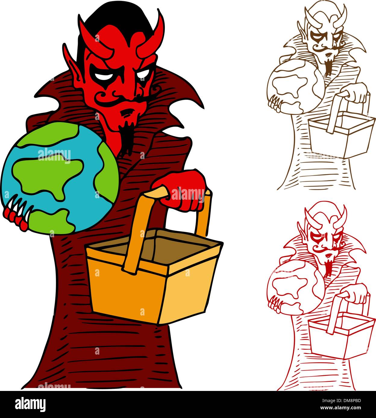 Hell in a handbasket Stock Vector Images Alamy