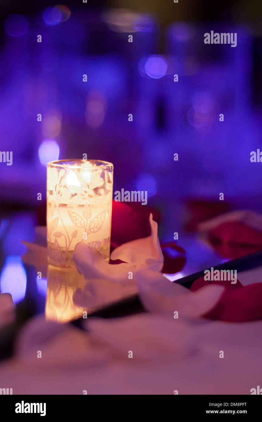 Candle at night Stock Photo Alamy