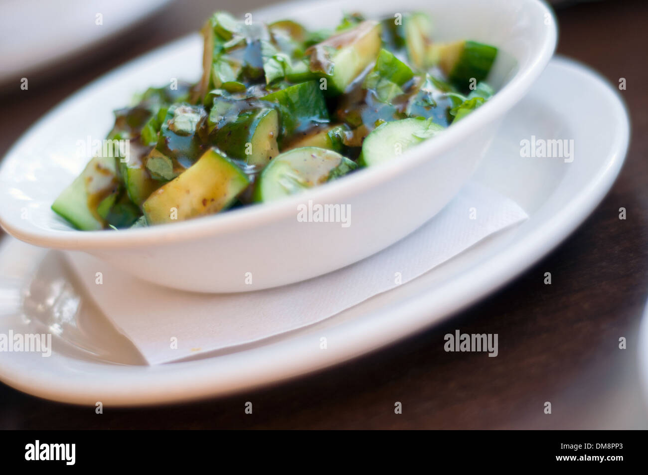Cucumber salad Stock Photo