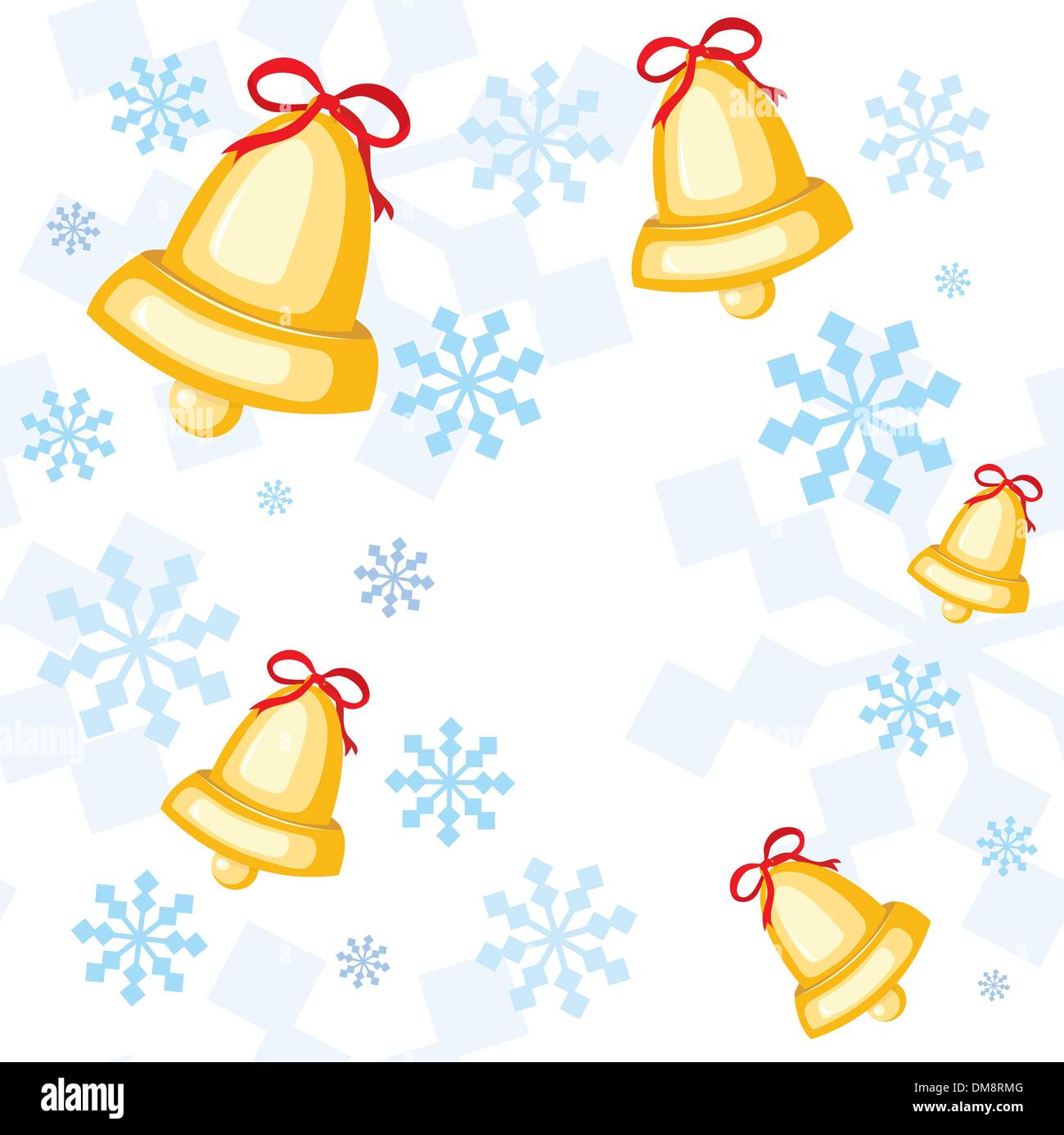 Christmas seamless pattern with snowflakes Stock Vector