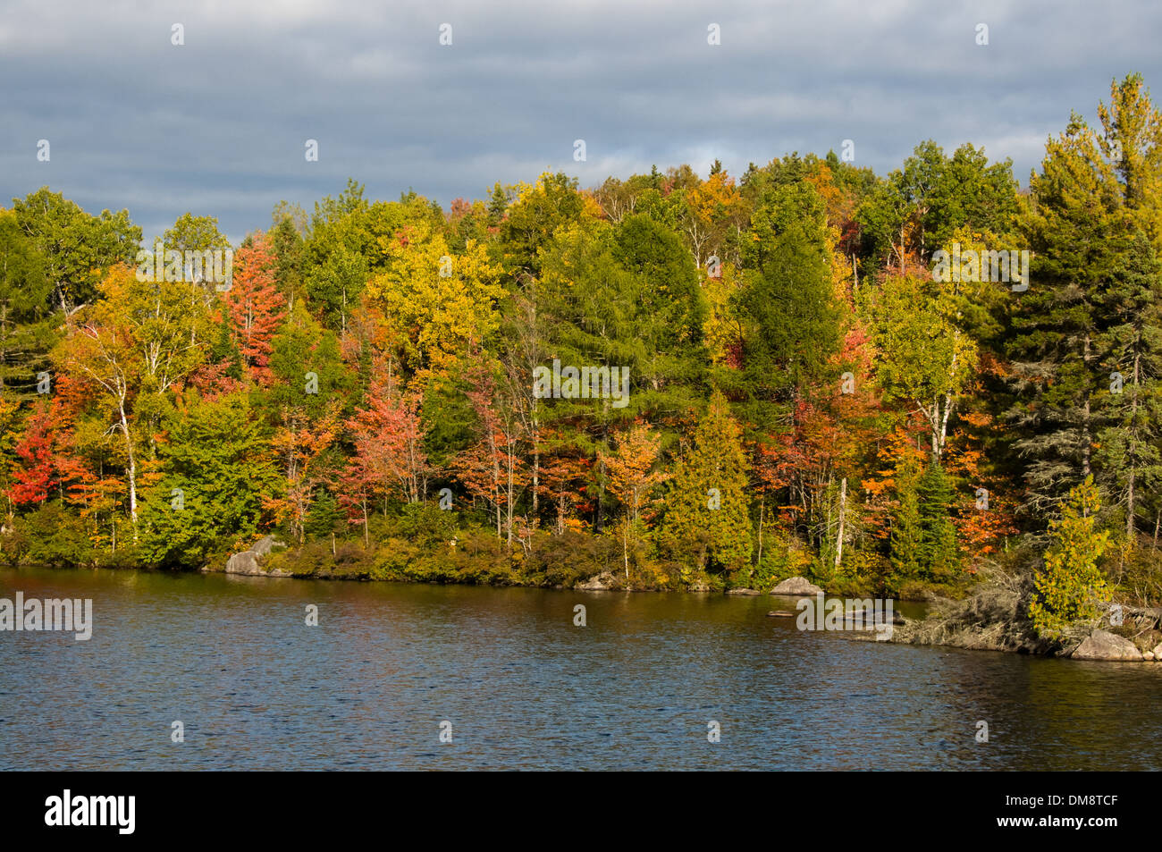 Saintemargueritedulacmasson Laurentians Quebec Stock Photo Alamy