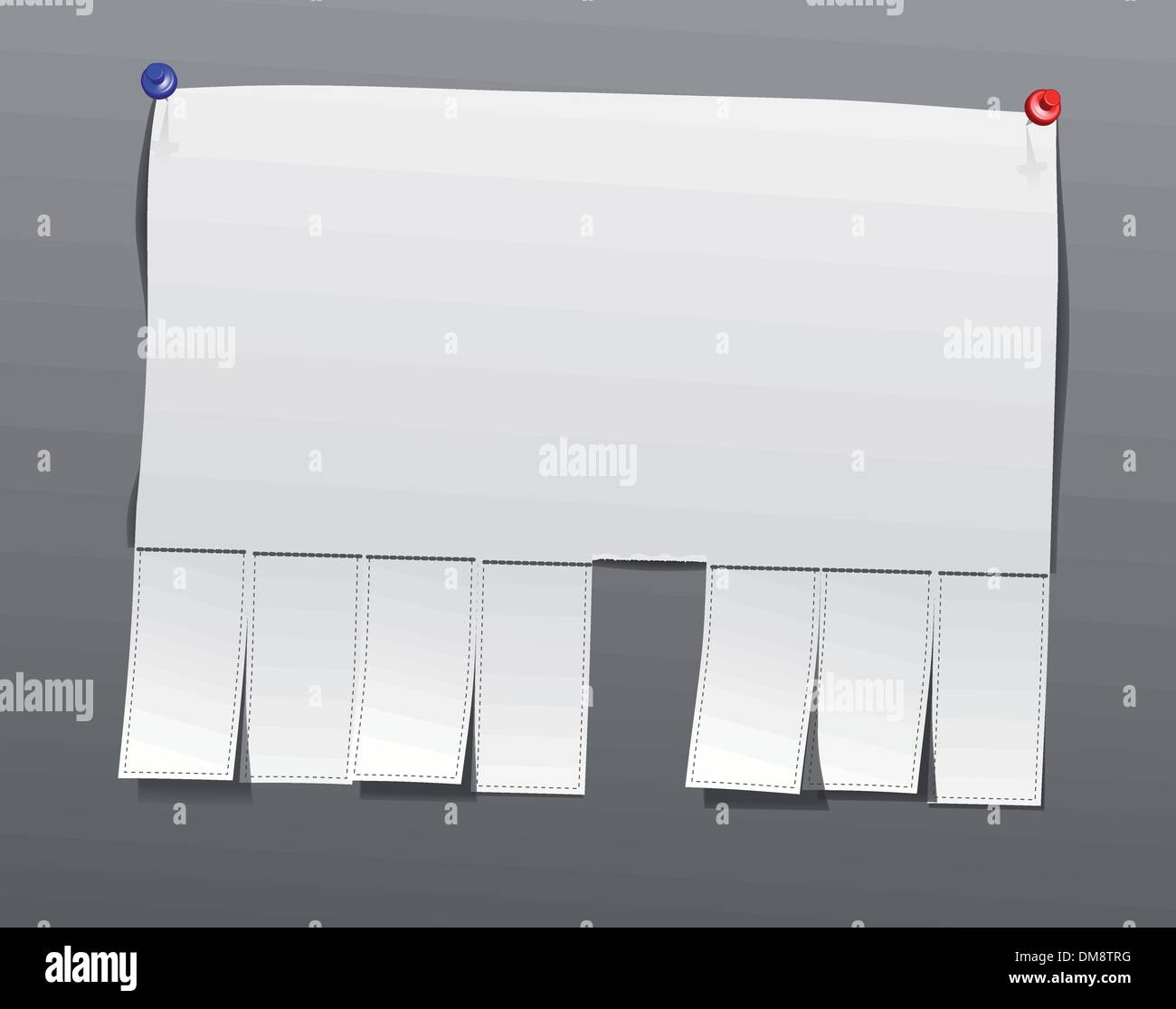 Blank advertisement Stock Vector