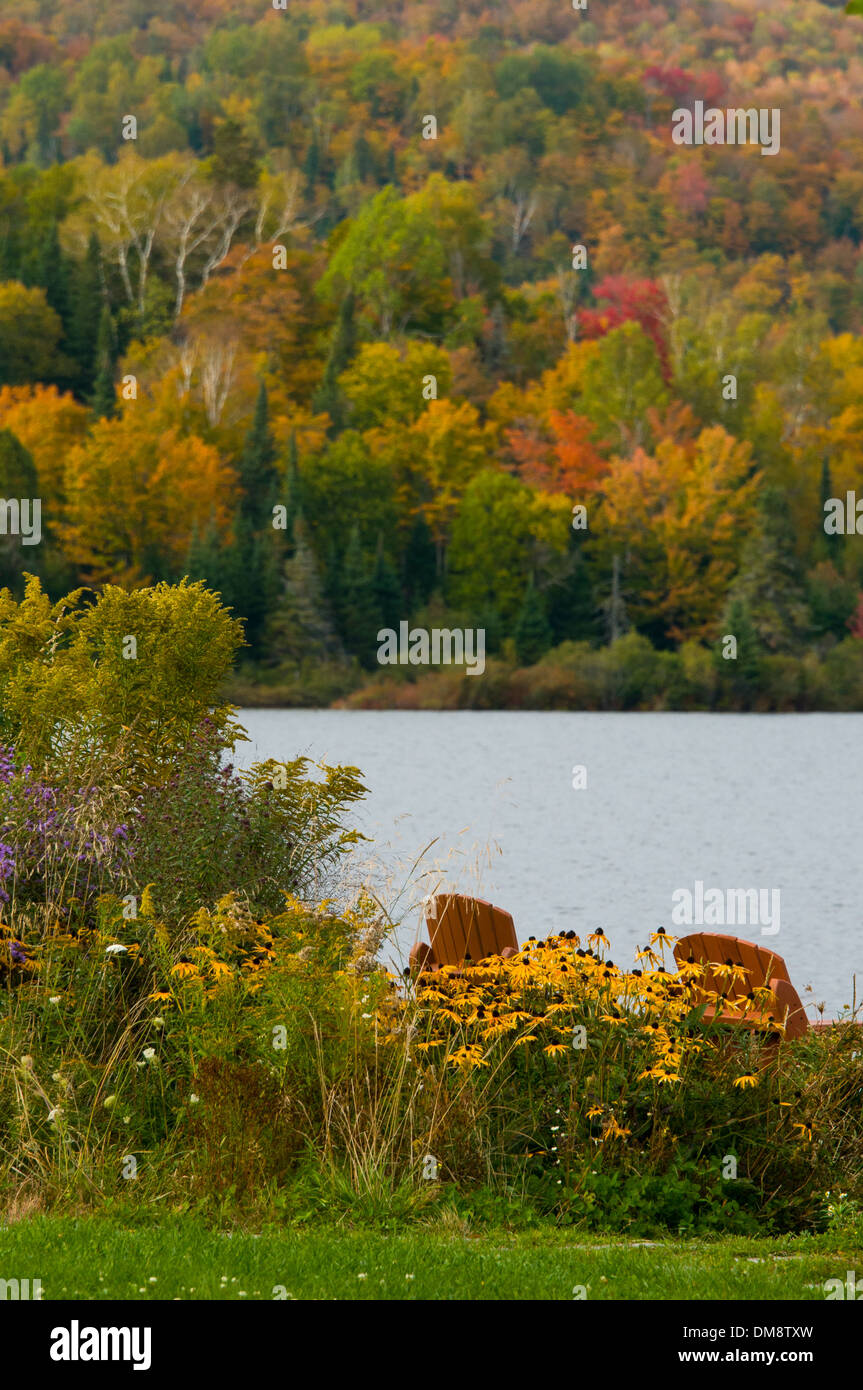 Saint Adolphe de Howard Laurentians Quebec Stock Photo