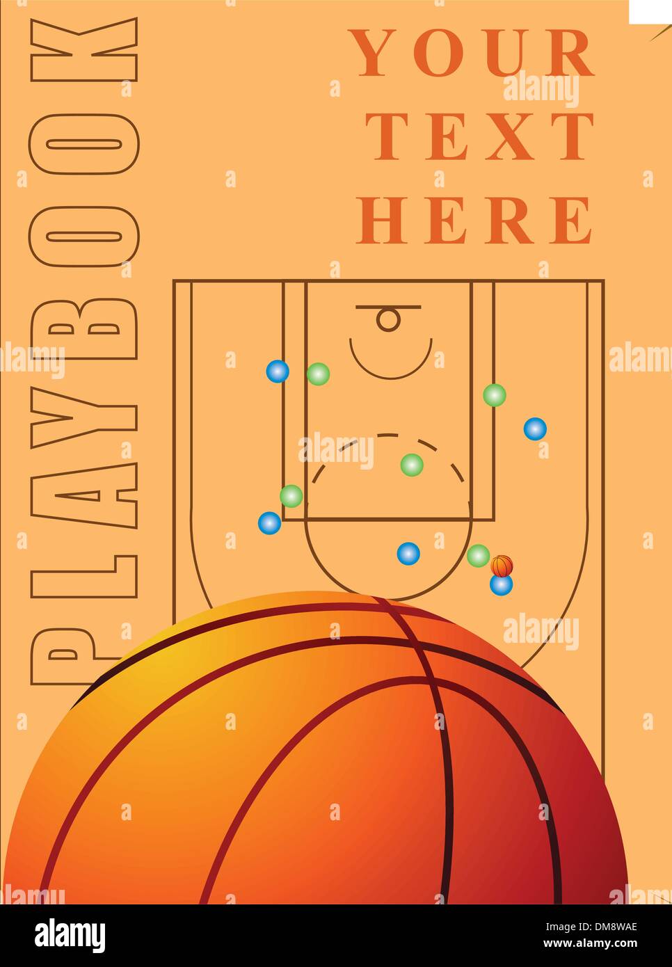 Basketball playbook Stock Vector Images Alamy
