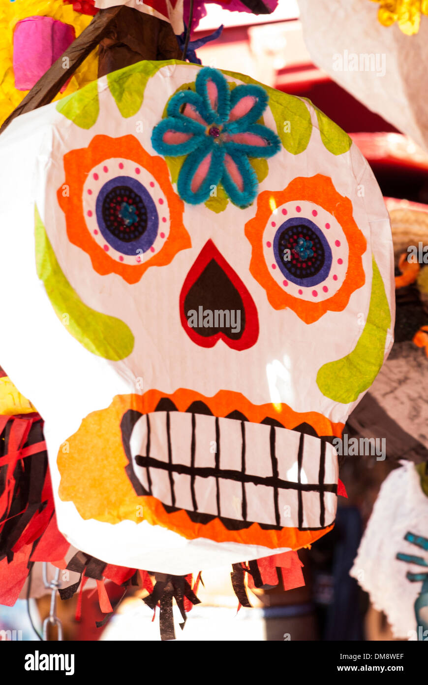 Skull piñata Stock Photo