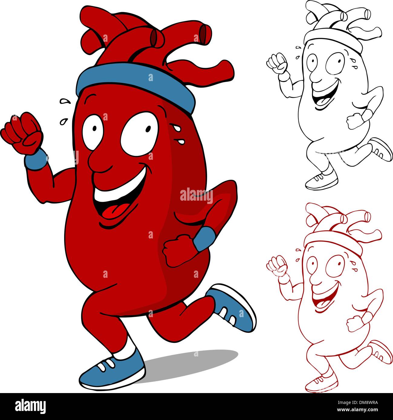 Heart runner illustration hires stock photography and images Alamy